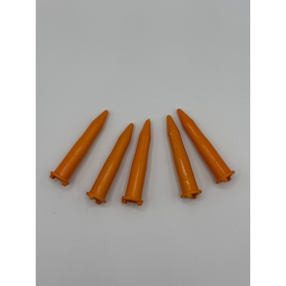 Vintage 1989 GI Joe Thunderclap Part Orange Ammo Shell Mortar Lot of 5 Original